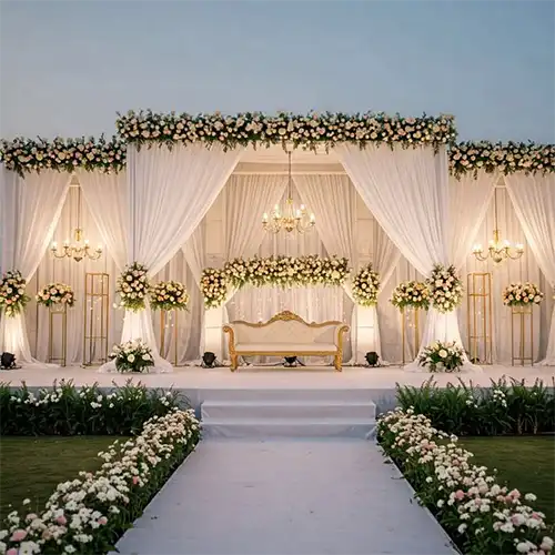 Artificial Flower Stage Decoration