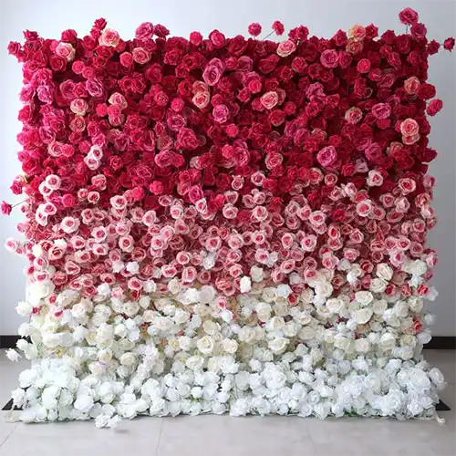 Artificial Flower Wall Decor